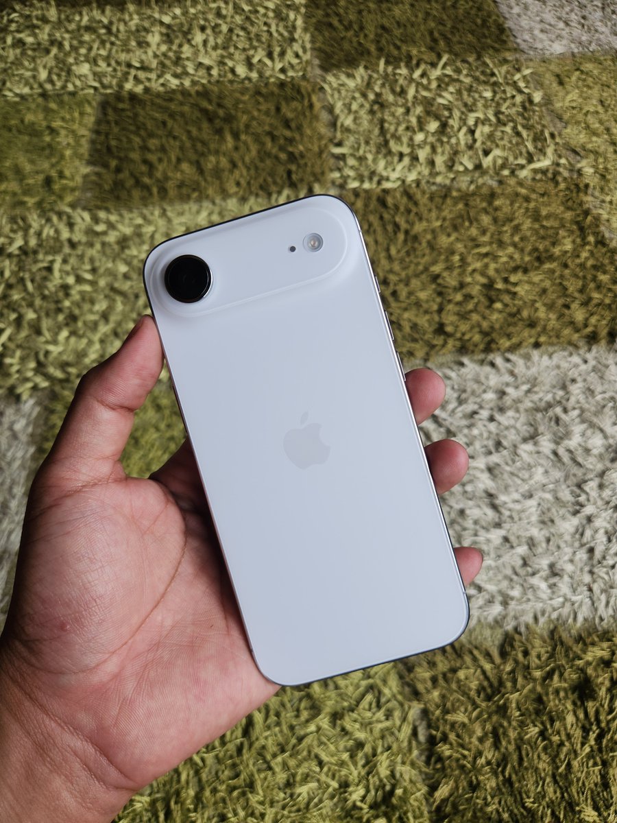 rimbaf's tweet photo. iPhone Air 256GB ex Blibli

Fullset original
Garansi sampai Oktober 2026
Battery Health 100% 
Cycle counts 131 on going

Lokasi Kramat Jati, Jakarta Timur https://t.co/umhvlnapal