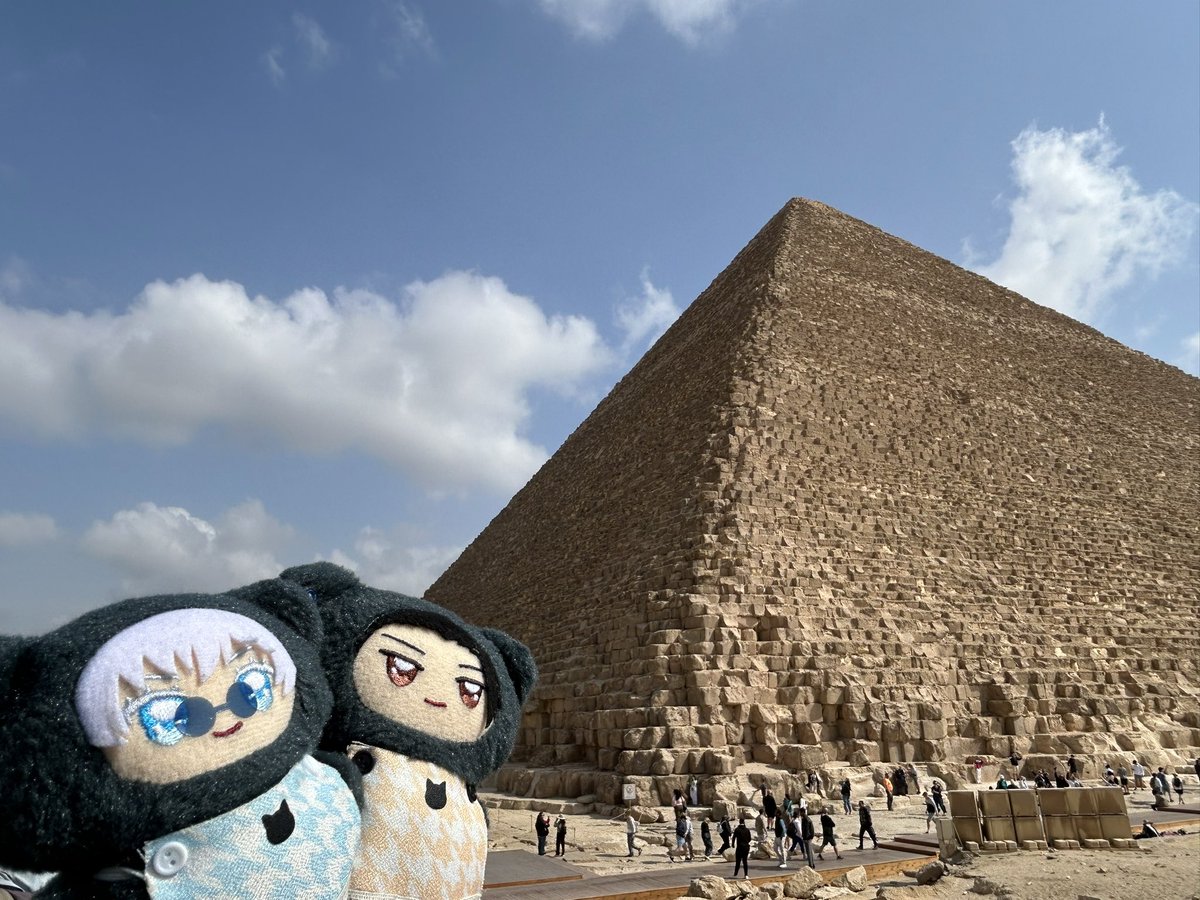 スフィンクスとピラミッド☺️
