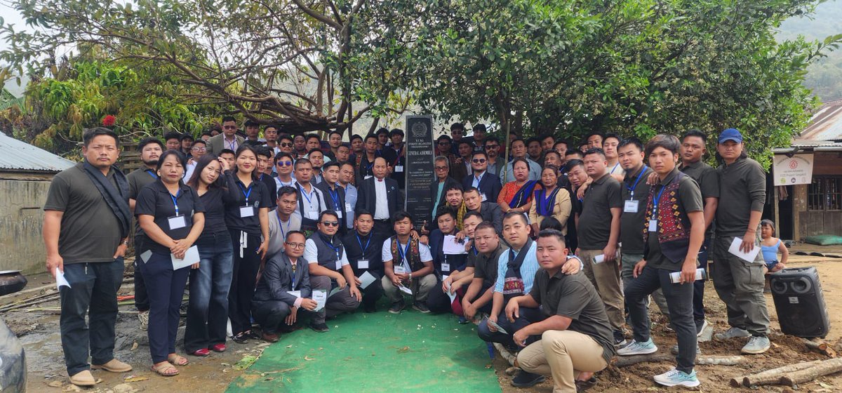 KSO_CCPur's tweet photo. The General Assembly of KSO CCpur,2026 was held at remote L.Khaukual Village.Key decisions including electrification&amp;network
installation,Literary Meet, felicitations&amp;NEP compliance were taken.The assembly further emphasized initiatives for sustainable dev. projects in the areas. https://t.co/GE2VRK2dTI