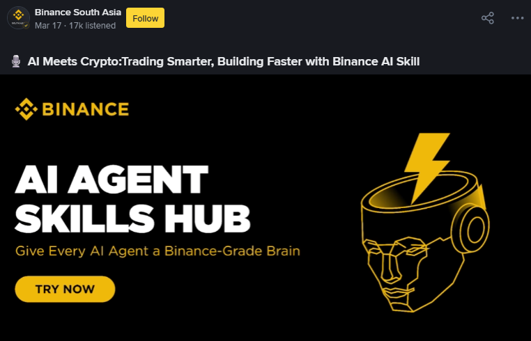 futurefikh's tweet photo. Key takeaway: AI + crypto = unfair advantage.
With Binance AI Skills, you can track smart money, analyze tokens, and create content faster.
Don’t get left behind.
#BuildWithBinanceAI https://t.co/7Vn9iMAvgA