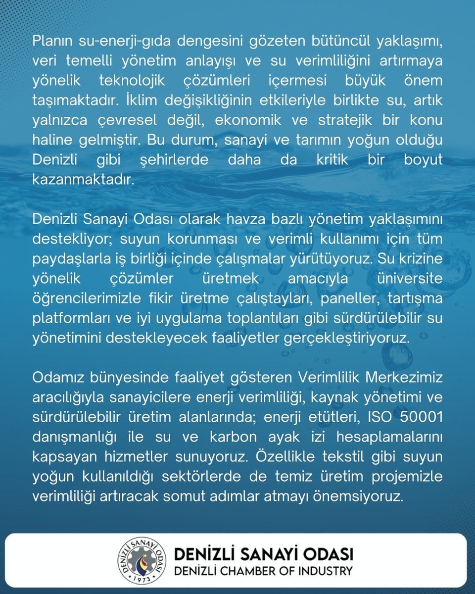 Denizli Sanayi Odası tweet media