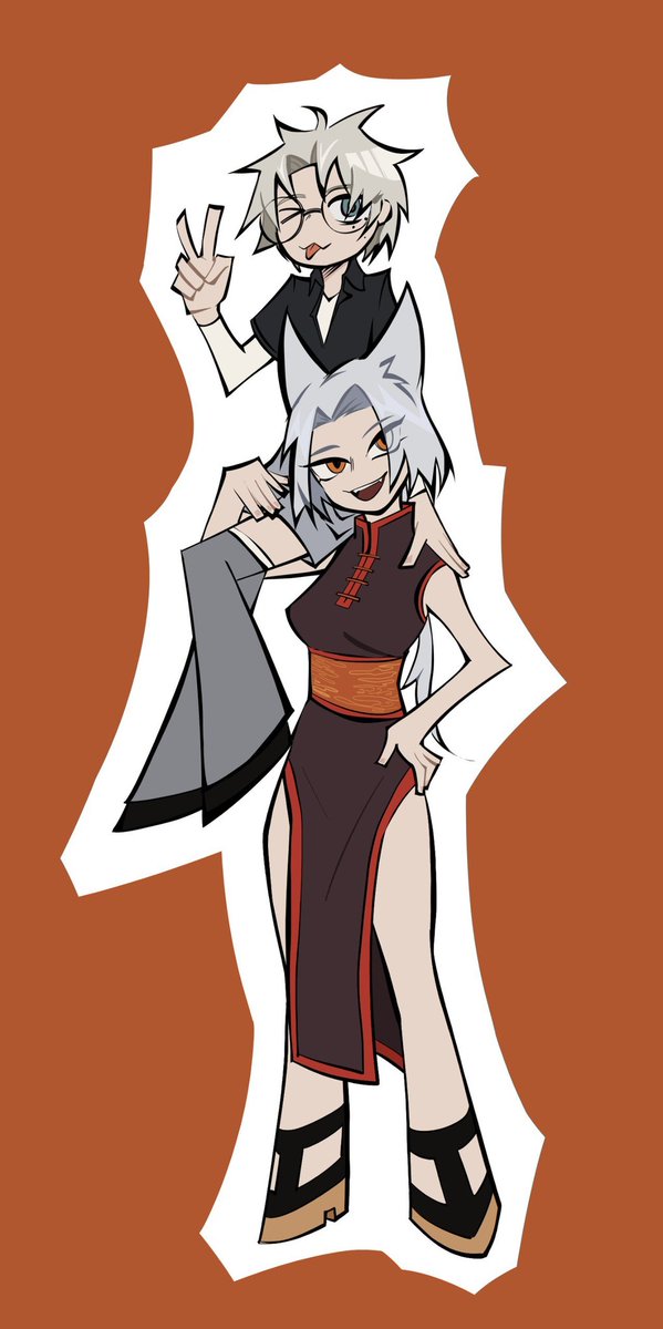 Me and my oc Yori hehe 
#oc #animeartist #art