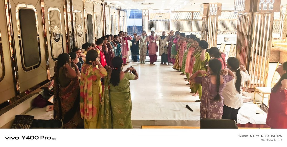 CohesionF's tweet photo. Two day training conducted for AWWs,focused on playbased, childcentered methods to build early numeracy and language skills. AWWs learned through hands on activities, games, storytelling, and local context strategies to promote numeracy, literacy, and holistic child development https://t.co/yr3AQ8hKbs