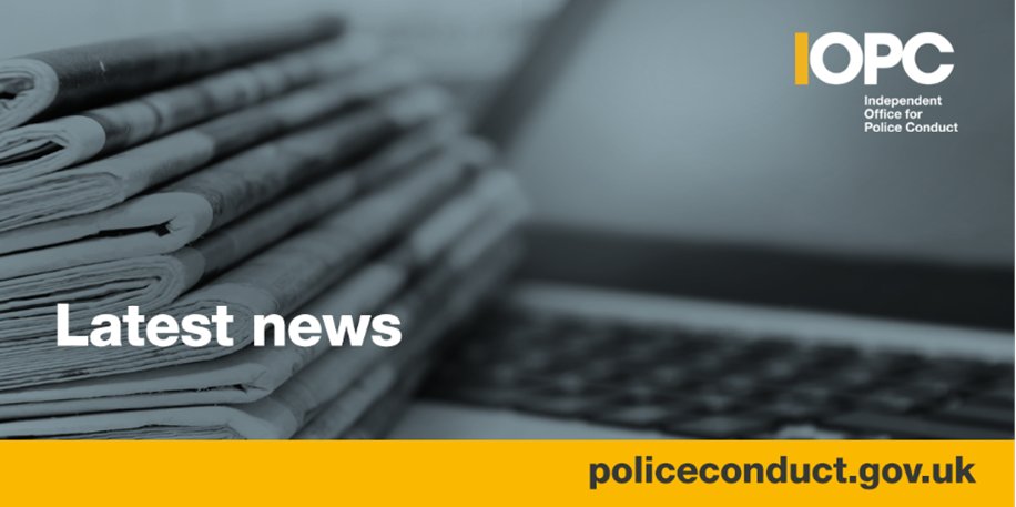 Independent Office for Police Conduct (IOPC) tweet media