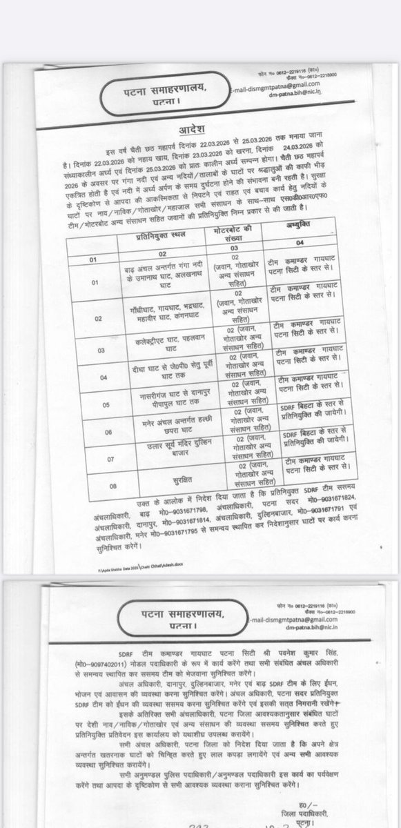 District Administration Patna tweet media