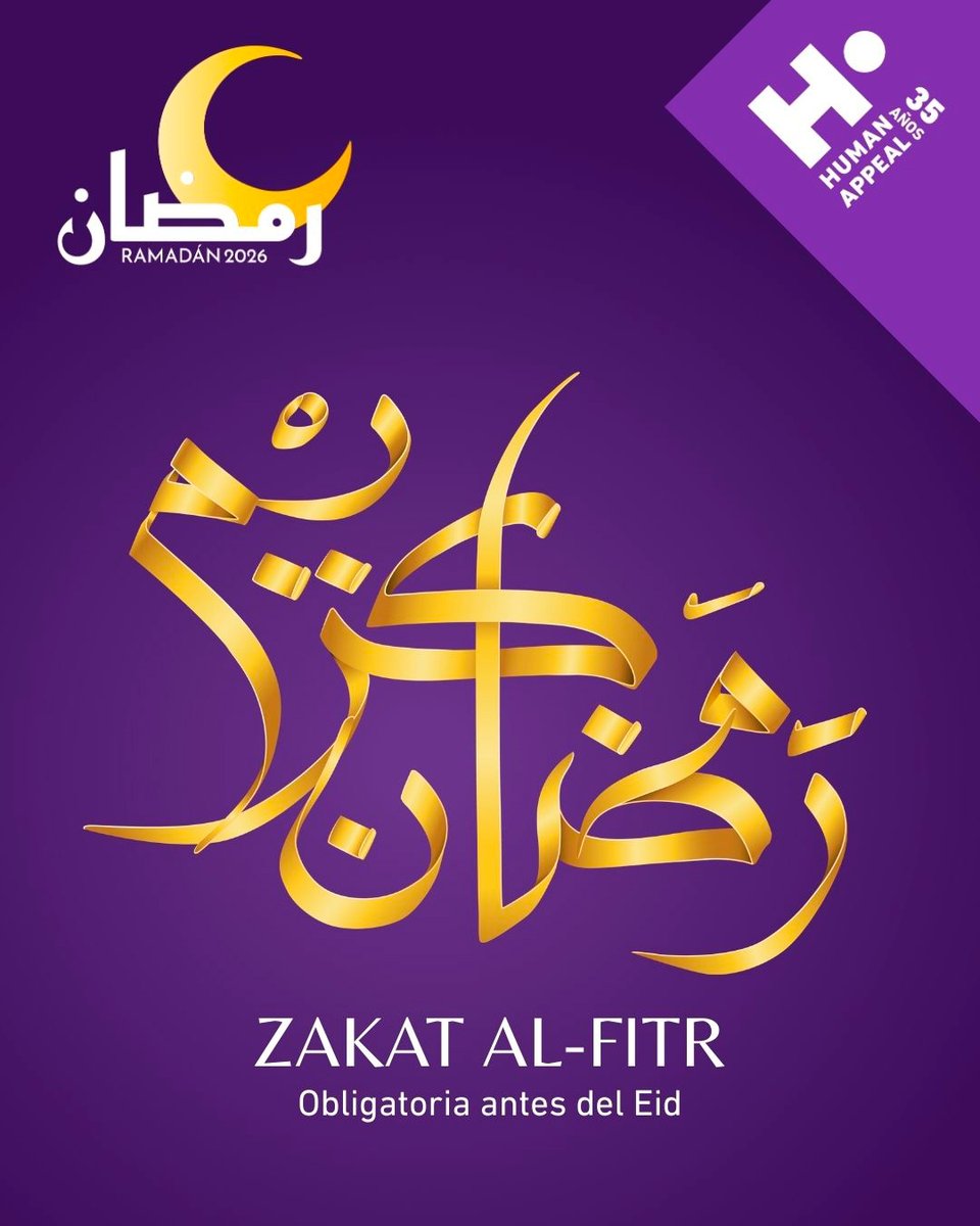 HumanAppeal_ES's tweet photo. Recuerda que tienes hasta el rezo del Eid al-Fitr para poder pagar tu #ZakatalFitr y que se considere como tal. Si lo pagas más tarde, se considerará Sadaqah. https://t.co/WjgCHzwNj5