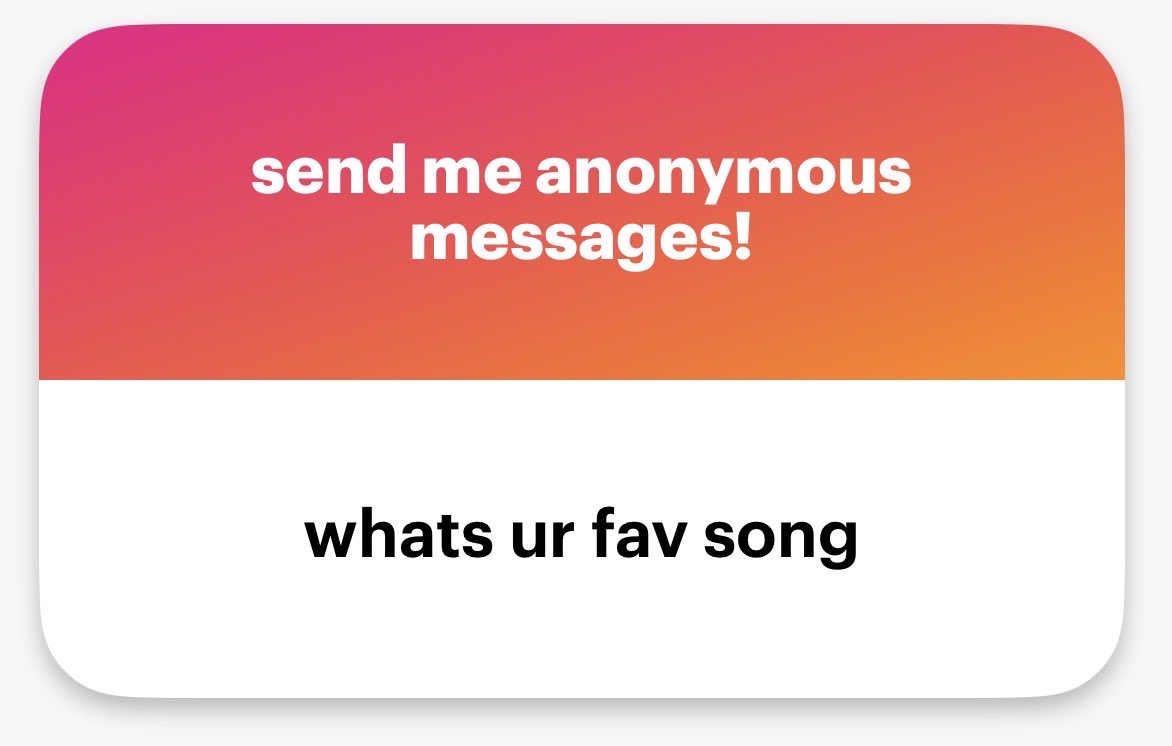 could never pick a fav, but right now i have sorry for party rocking by lmfao on repeat

cool cat by queen, you right (extended) by doja cat, im still in love with you by sean paul have been on repeat for years too 

ngl.link/vvisforvendetta