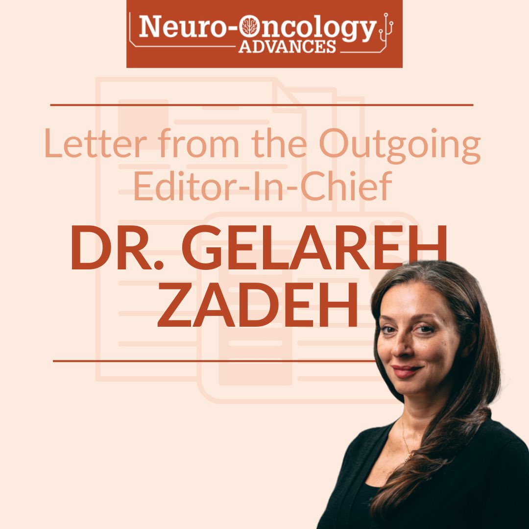 Editor - Neuro-Oncology Advances tweet media