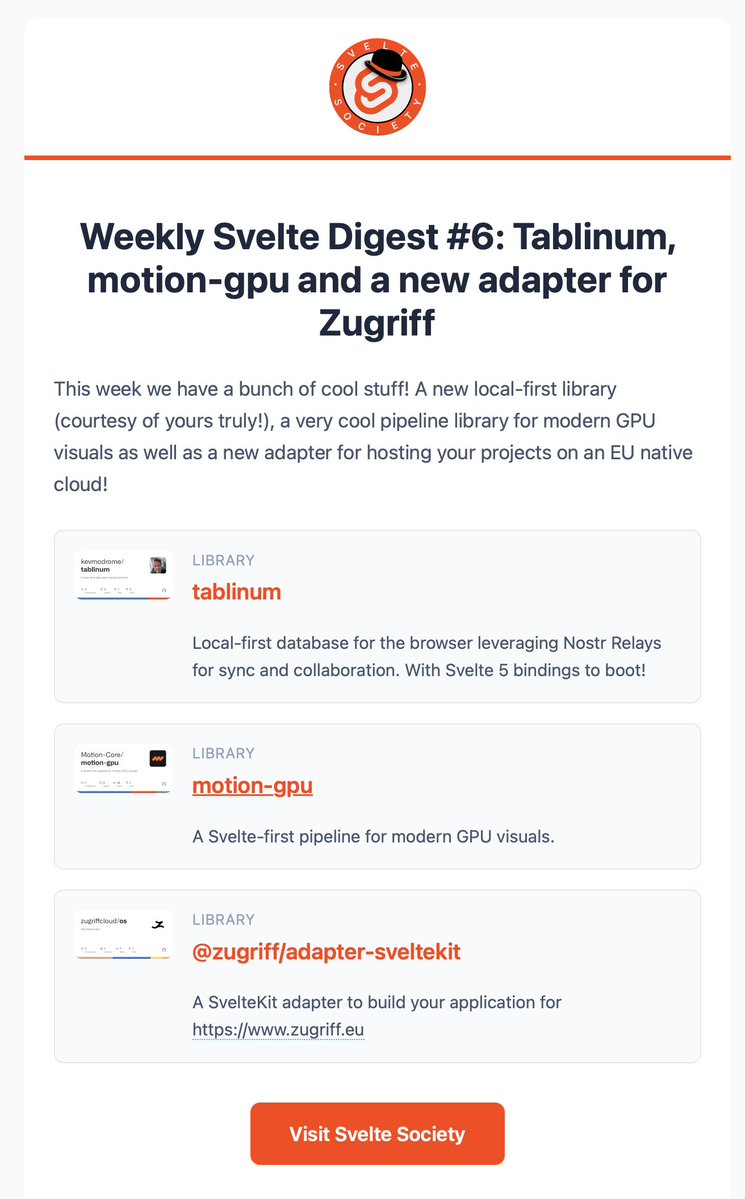 Svelte Society 🧡 tweet media