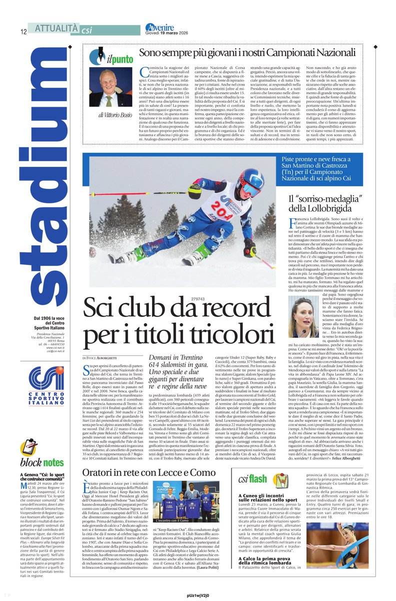 Centro Sportivo Italiano tweet media