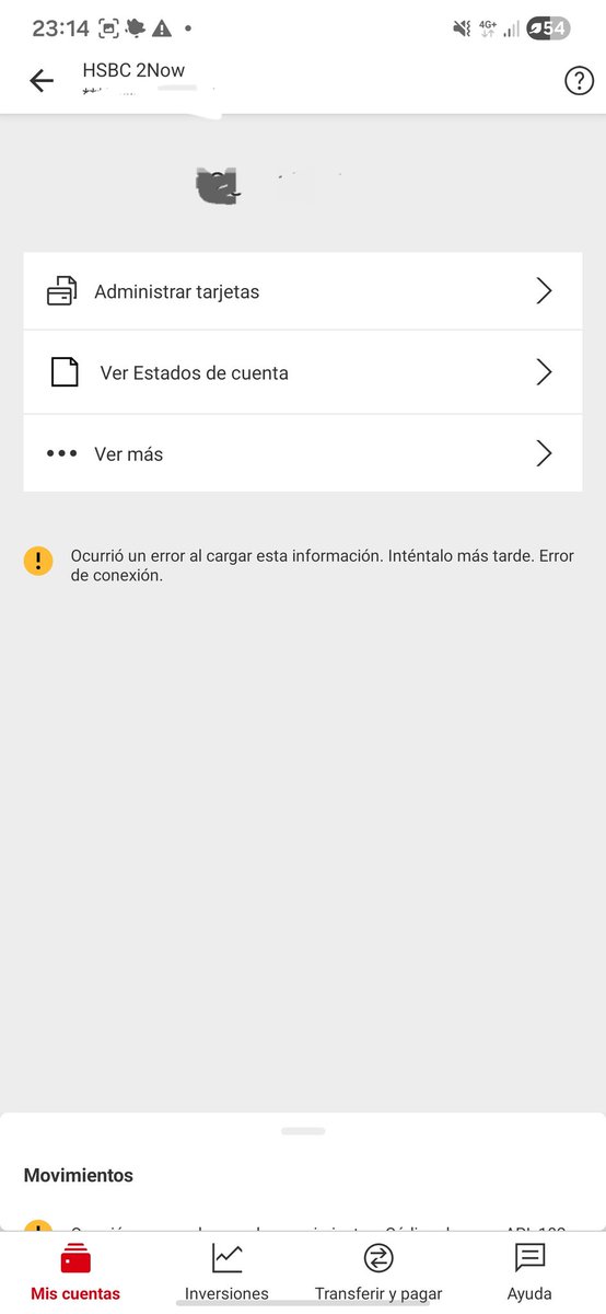 iscAdriel's tweet photo. @HSBC_MX La aplicación falla durante la noche???? o sea que si necesito consultar mis movimientos y/o realizar algún bloqueo de tarjeta no está disponible??? #HSBC pónganse las pilas cómo en #BBVA @BBVA_Mex https://t.co/2GqtpOVYcG