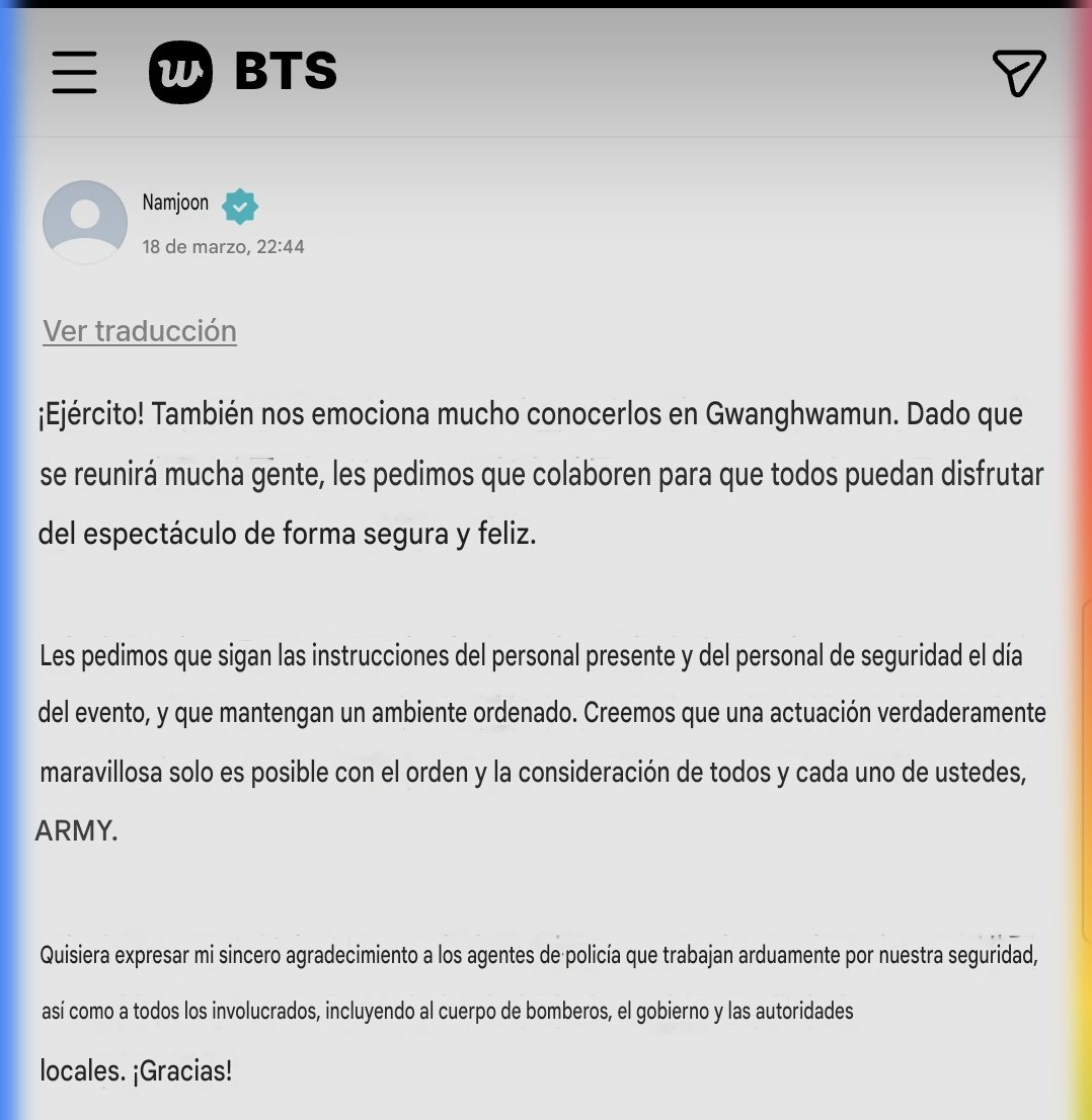 imjunghorox's tweet photo. Post de RM en Weverse💜
#weverse #ARIRANG https://t.co/TAZ4eNdFvR