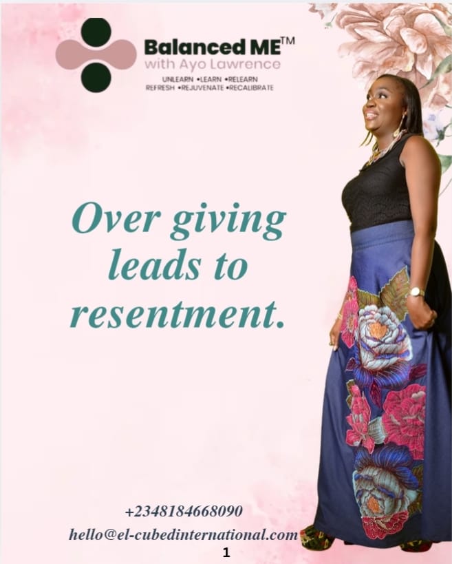 IAmAyoLawrence's tweet photo. Over giving often leads to silent resentment. 

Healthy love thrives on mutual effort, shared responsibility, and emotional fairness.

#livinglovinglaughingbloomingandthriving
#BalanceME
#ELCUBED https://t.co/pPDZCDZfp4