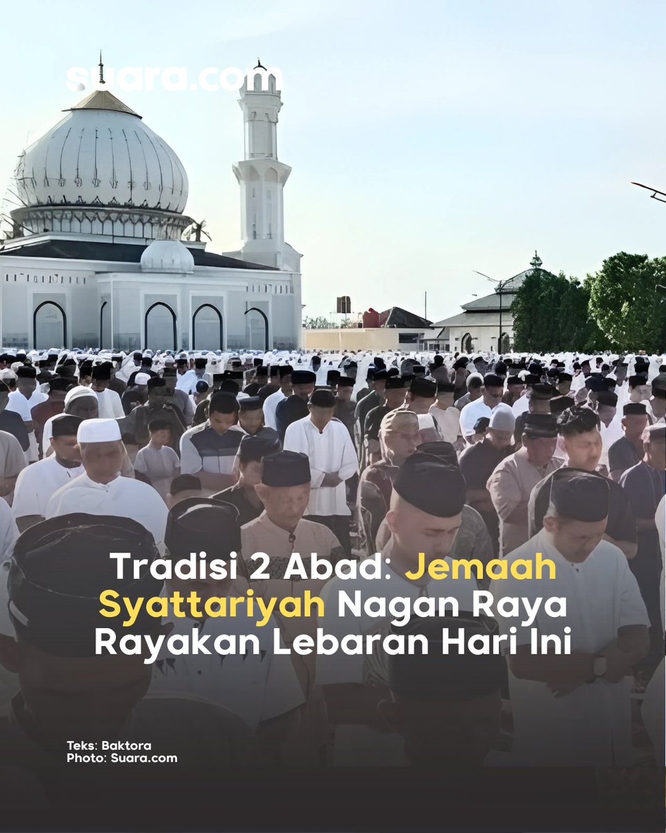 suaradotcom's tweet image. Bukan soal perbedaan hilal biasa, ini tentang kesetiaan pada tradisi berabad-abad. Simak cerita jemaah Syattariyah yang sudah Lebaran hari ini.

Baca di sini: suara.com/news/2026/03/1…

#idulfitri #jamaahsyattariyah #aceh #lebaran BM