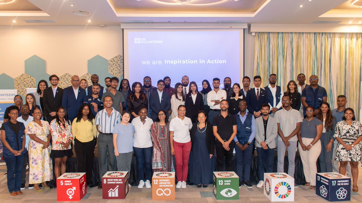UNDPMauritius's tweet photo. [1/2] What does it take to turn volunteering into a pathway for global impact? 🌍

On 18 March, the @UNDP &amp; @UNVolunteers team gathered youth groups, academia, NGOs &amp; students for a dynamic Talent Outreach Session, to present the UNV programme &amp; opportunities available 🤝 https://t.co/eSpgSNcT6p