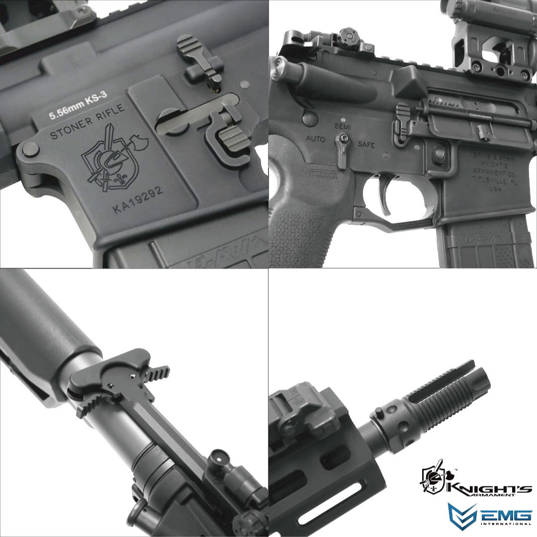 ANGRYGUNCOMPANY's tweet photo. KAC LICENSED KS3 MWS CONVERSION KIT - STANDARD VER. (BLACK)

Package Included:
CNC Aluminum 6061-T6 MWS Upper (MATT BLACK ANODIZED FINISH) x 1pc
CNC Aluminium MWS 6061-T6 Lower (MATT BLACK ANODIZED FINISH) x 1pc
CNC Ambi Charging Handle (MATT BLACK ANODIZED FINISH) x 1pc
CNC 10.5' URX6 Rail System (MATT BLACK ANODIZED FINISH) x 1pc
Black URX6 Wrench x 1pc
CNC Buffer Tube (Cerakote Sniper Grey) x 1pc
CNC 11.5' Aluminium Outer Barrel x 1pc
Black Steel Gas Tube x 1pc
CNC Aluminium Gas Block x 1pc
CNC Aluminium Gas Block Wrench x 1pc

Steel Mag Release x 1pc
Steel Ambi Mag Release x 1pc
Steel Bolt Catch x 1pc
Steel Ambi Bolt Catch x 1pc
Steel Ambi Safety x 1pc
Steel Forward Assist x 1pc
Steel Dust Cover x 1pc
Steel QDC 3-PRONG FLASH HIDER - 14mm CCW x 1pc
CNC Aluminium End Plate Sling Mount x 1pc
CNC Steel MWS Trigger Set x 1pc
QDC 3-PRONG FLASH HIDER -CCW x 1pc

This Conversion Kit is without the following items (Buy Separately)
Tokyo Marui MWS Spec. 250mm Inner Barrel x 1pc
Tokyo Marui MWS Spec. Hop-Up Bucking x 1pc
Tokyo Marui MWS Spec. Hop-Up Chamber x 1pc
Tokyo Marui MWS Spec. Hop-Up Adjuster x 1pc
Tokyo Marui MWS Spec. Bolt Carrier Group with Nozzle x 1pc
Tokyo Marui MWS Spec. Buffer x 1pc
Tokyo Marui MWS Spec. Buffer Spring x 1pc
Tokyo Marui MWS GBB Magazine x 1pc

RELEASE DATE: APRIL 2026