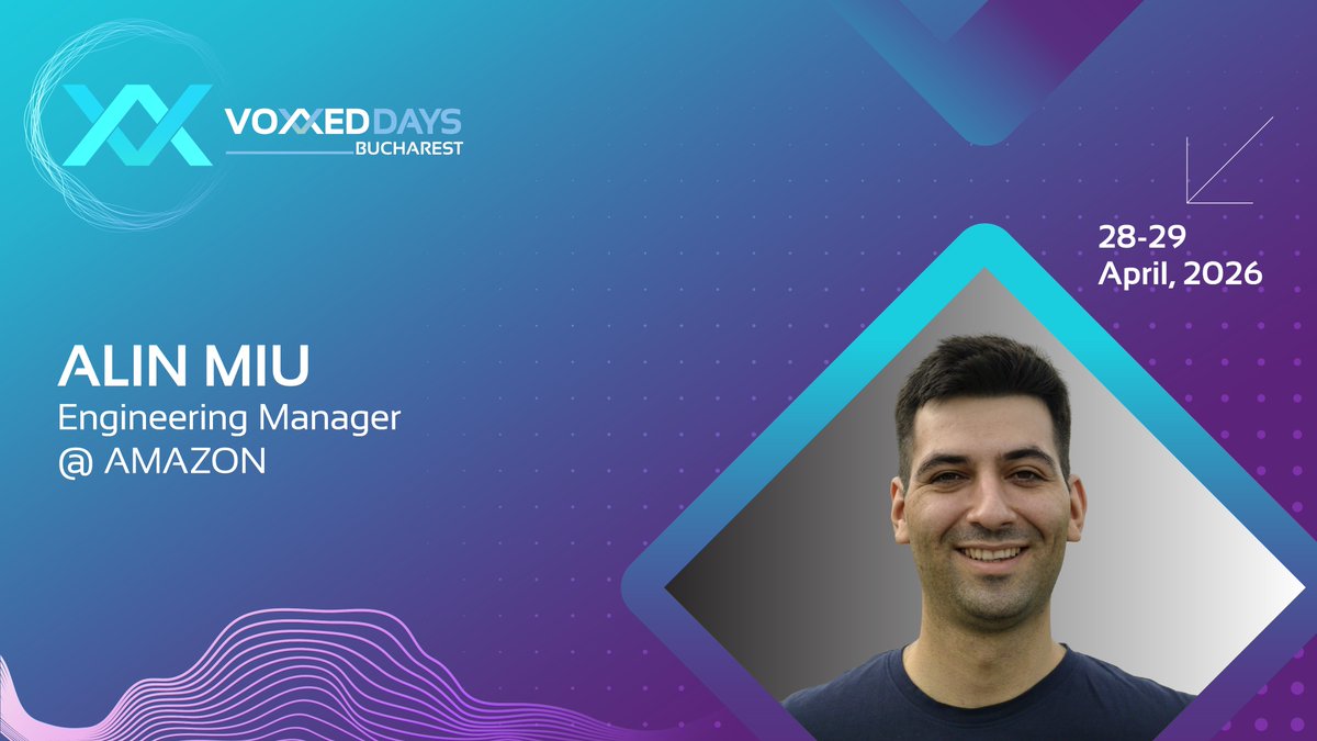 Voxxed Days Bucharest (April 28-29, 2026) tweet media