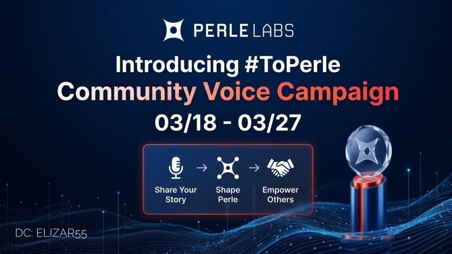 Join the $55,000 #ToPerle Community Voice Campaign! 🎙️

Attention everyone! <a href="/PerleLabs/">Perle Labs</a> is making waves in the AI space and they want to hear from YOU. They’ve just launched a massive $55,000 USD prize pool exclusively for the community. With 400+ winners, your chances of winning