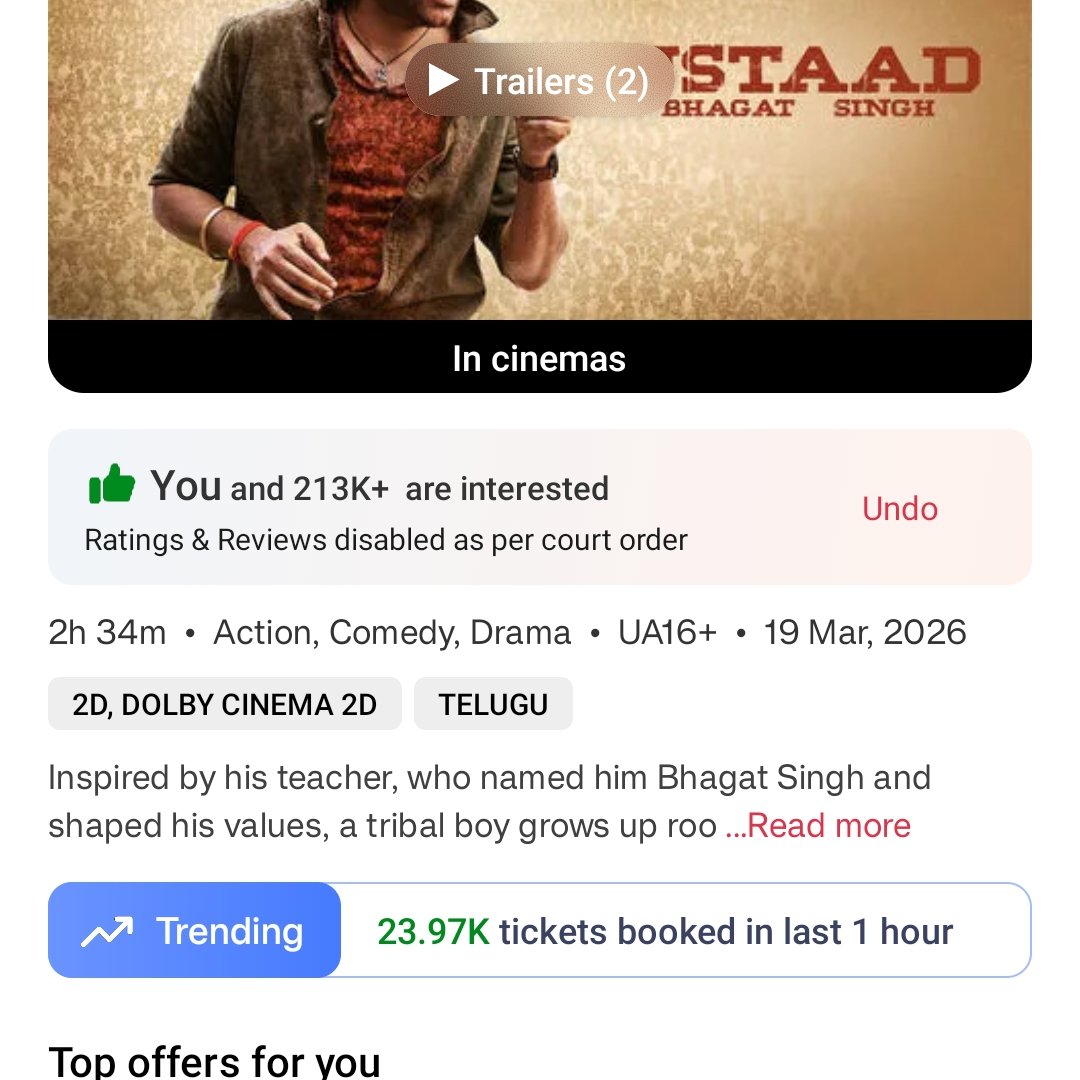 Better trending than #OG
#UstaadUgadhi
#UstaadBhagatSingh