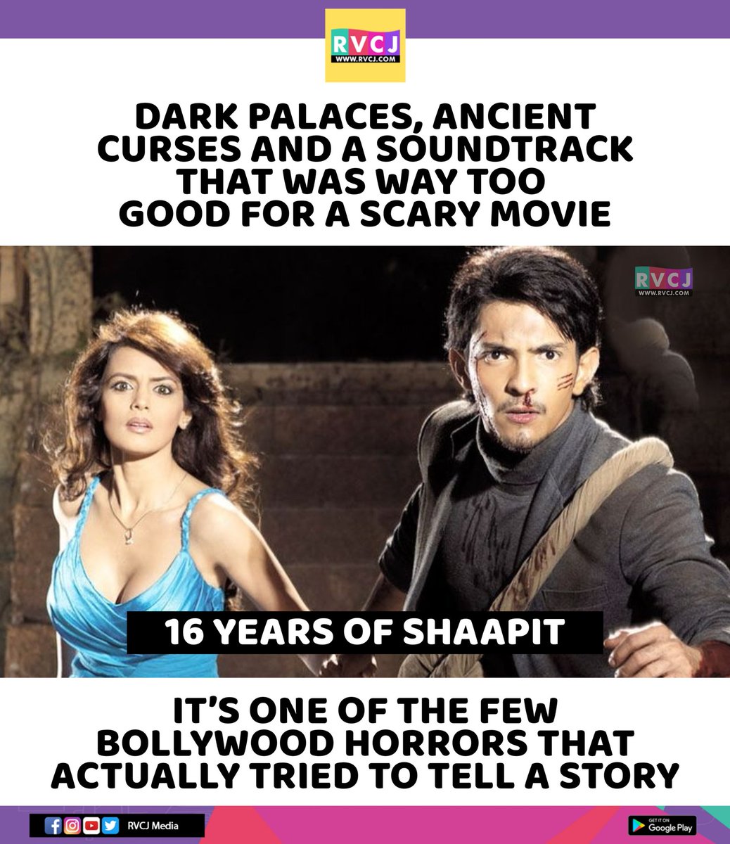 rvcjmovies's tweet photo. 16 years of Shaapit
#shaapit #adityanarayan #swethaagarwal #rahuldev #vikrambhatt https://t.co/quK3Tw1v8e
