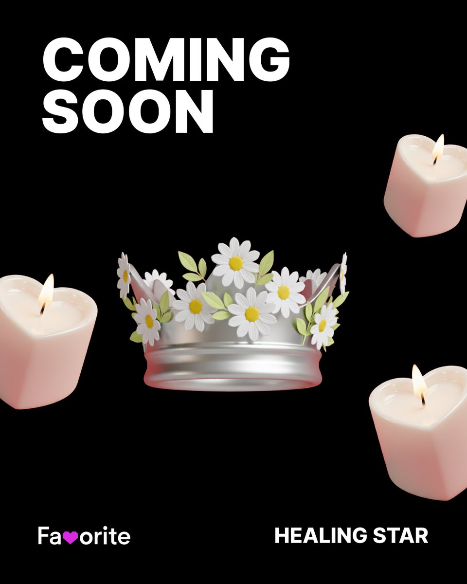 COMING SOON 
🔜🌹 지친 일상에 꽃을 피워주는
 힐링 스타 1위✨

다음주 화요일(03/24) 오전 10시에 오픈하는 
힐링 스타 후보를 공개합니다!

[ 후보 ]
- 강다니엘 (KANG DANIEL)
- 김희재
- 로이킴
- 박지현
- 박효신
- 손태진
- 영탁
- 이무진
- 이찬원
- 장한음
- 정동원 (JD1)
- 홍지윤
- 황가람