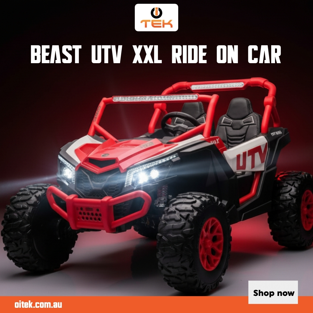 Meet the Beast. Built for Bold Young Drivers 🔥

Shop now and power up your child’s next adventure
oitek.com.au/product/beast-…

#KidsRideOnCar #UTVKids #AussieKids #RideOnFun #OutdoorPlay #OitekAustralia #KidsAdventure