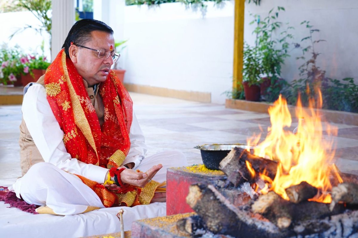 Pushkar Singh Dhami tweet media