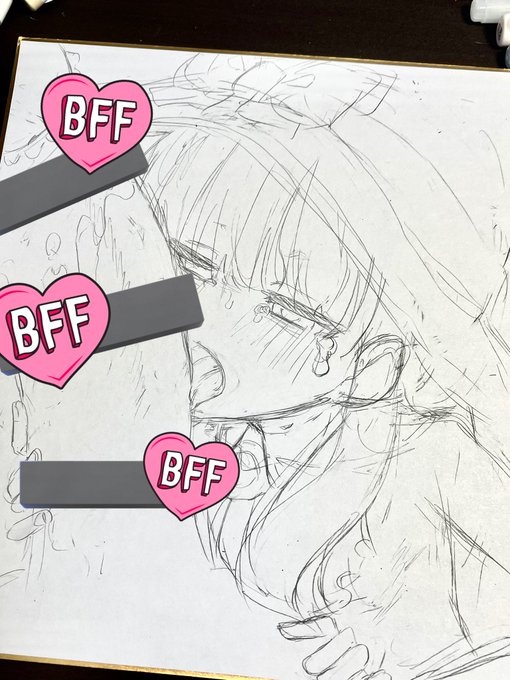 えっち本の内容に沿った色紙は描くべきだなと思ったので