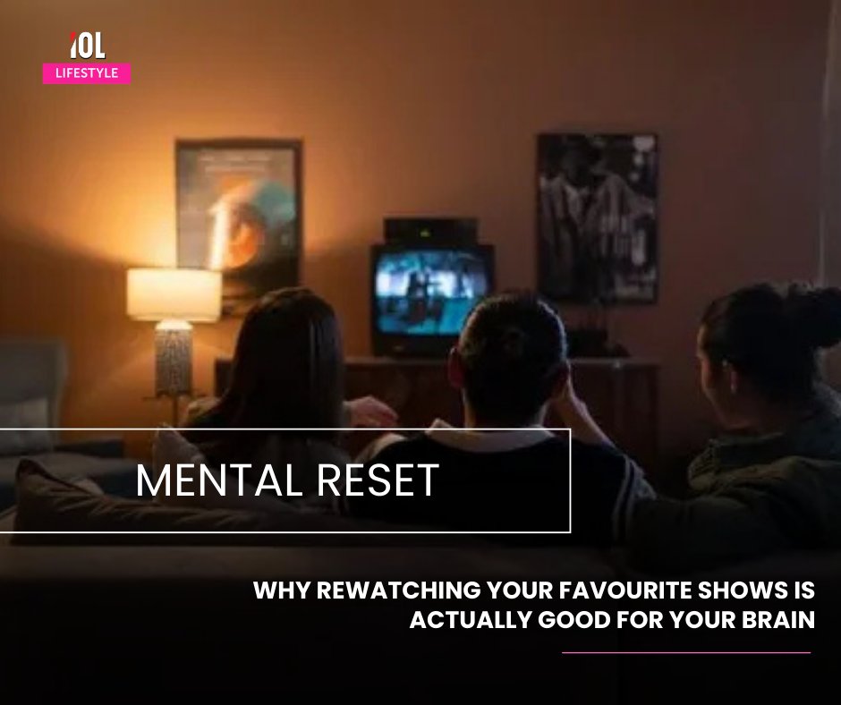 IOL_Lifestyle's tweet image. Science says rewatching your favorite shows is more than comfort, it’s good for your brain. Familiar storylines reduce stress, boost memory, and give your mind a healthy reset.
#MentalWellness #TVshows #science
Read on tinyurl.com/yc4rxx5x