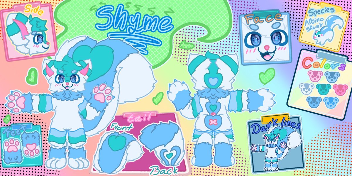 🦨Silver Ice Skunk| comms open!!! 🩵 tweet media