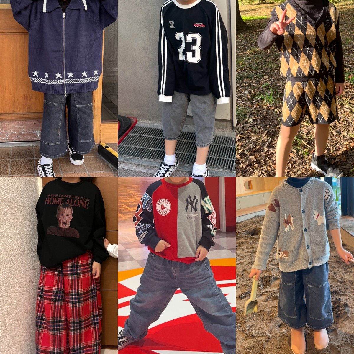 NSR19love's tweet photo. 男の子服かわいいのあんまないって見かけるけど全然ある（自分的に）息子のサイズ130-140cm買ってる🙆‍♀️

ビッグシルエットすき。 https://t.co/5byqsLhlTM