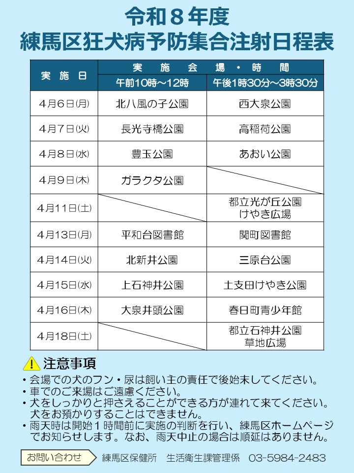 練馬区健康推進課 tweet media