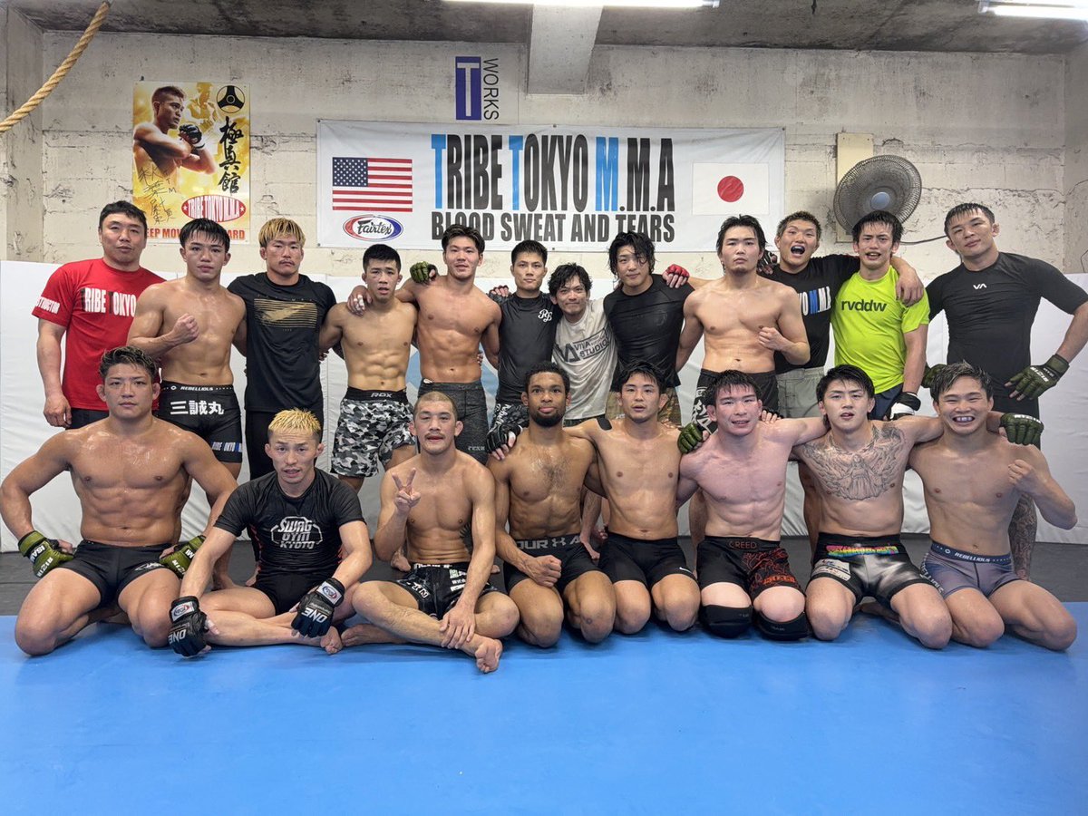 hunterfield0508's tweet photo. 木曜プロ練🔥

#tribetokyomma #DEEP131 #MMA 
#狩野優 https://t.co/kNjklkVD5m