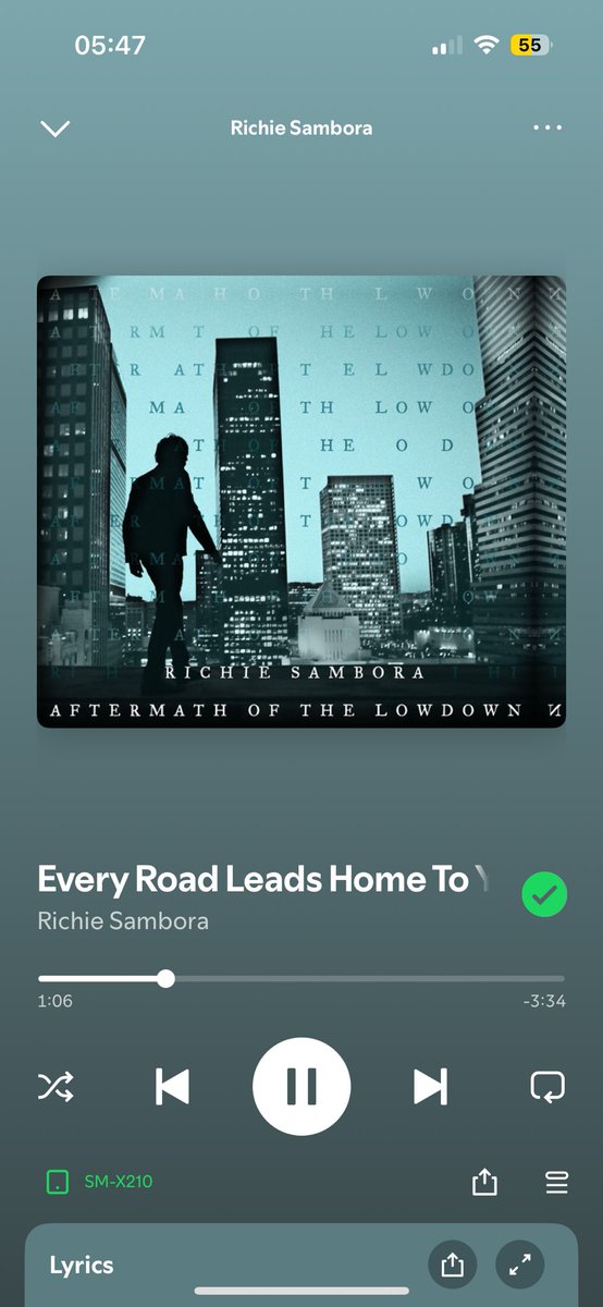 SwarbsNicola's tweet photo. Early morning, peace & quiet with a cup of tea listening to this beautiful song & voiceβ¦πΆπΈπ€ππ€ @TheRealSambora #EveryRoadLeadsHomeToYou #Perfect #ThatVoice https://t.co/9f0uX7nYdw