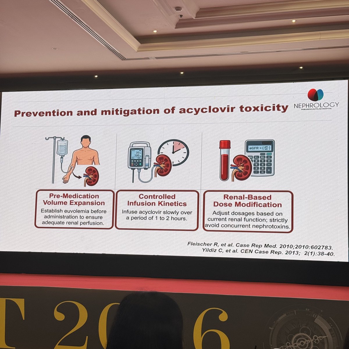 Acyclovir มี neurotoxicity มาด้วยซึมสับสน โดยปัจจัยเสี่ยงคืออายุเยอะ ไตเสื่อม โด๊สสูง นอกจากนี้ยังทำให้เกิด AKI ดังนั้นอย่าลืมปรับโด๊สตามไตและแก้ไขภาวะ dehydration ถ้าเป็นไปได้ก็ป้องกันโรคด้วยวัคซีน