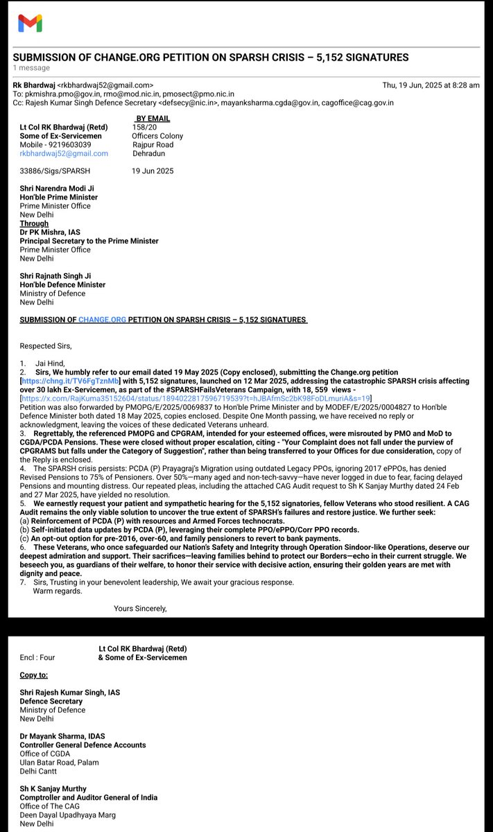 Lt Col R K Bhardwaj (Retd) tweet media