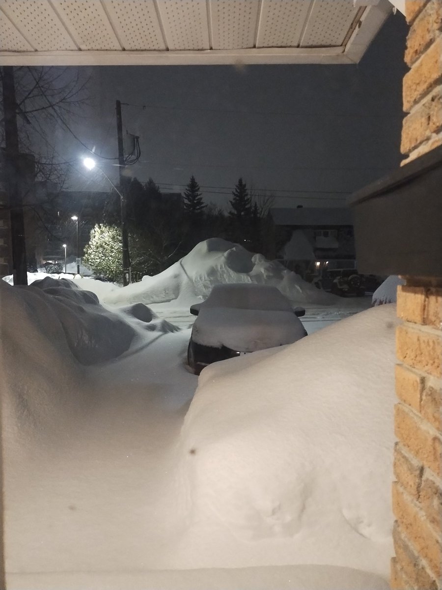 Here we go again lol. It snowed most of the day and night. It's still snowing now and it's the first day of spring tomorrow. Is that a roar I hear? 😅