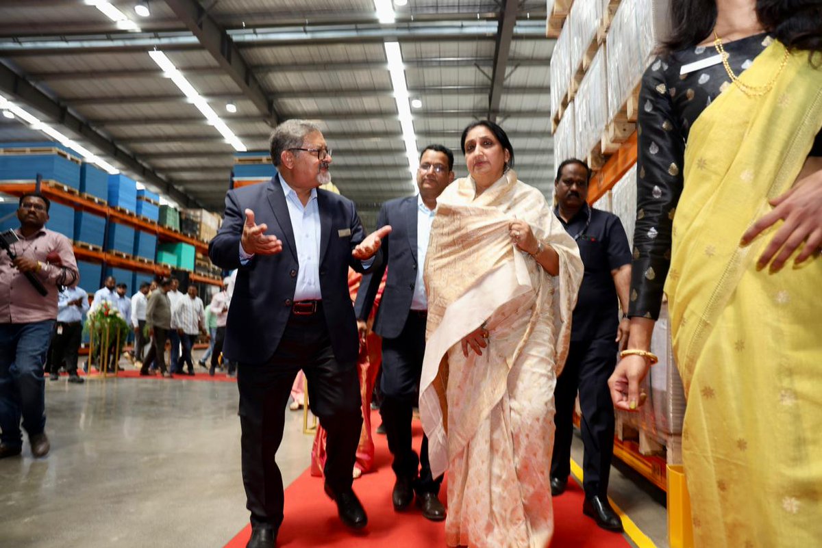 EBG_India's tweet photo. A milestone for India–Europe industrial collaboration 🇪🇺🇮🇳

EBG India congratulates Getzner Werkstoffe on inaugurating its new manufacturing facility in Baramati, Maharashtra.
The plant will serve metro rail sector, a boost for #MakeInIndia and India–Europe partnership.
#EBGIndia https://t.co/PekrDpBs2y