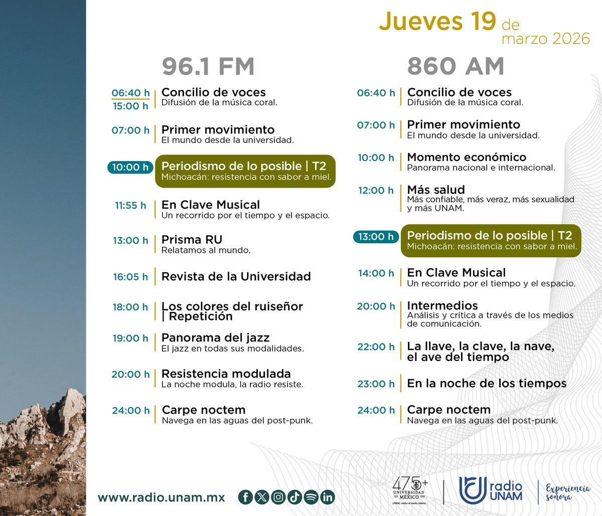 Radio UNAM tweet media