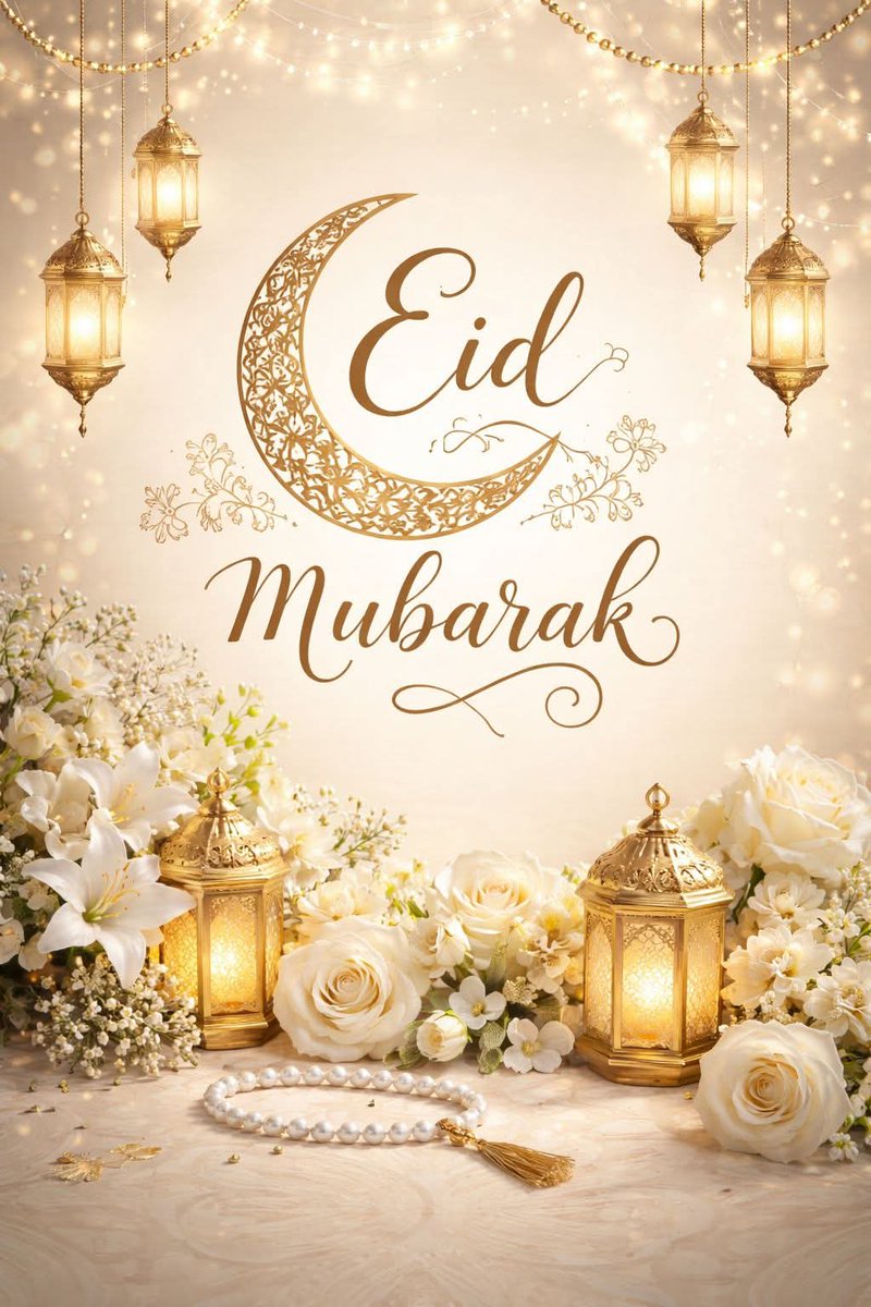 hammadsafi25's tweet photo. 🌙 Eid Mubarak to everyone! ✨

May Allah bless you with happiness, peace, and success in this life and the hereafter. May your homes be filled with joy and your hearts with gratitude.
Have a wonderful and blessed Eid! 🌟 https://t.co/iRig6kqnaL