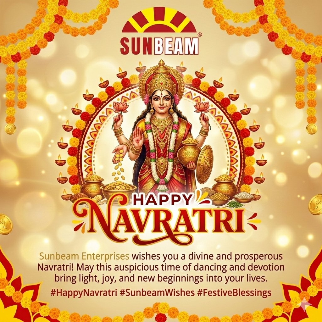 EaSunbeam53503's tweet photo. Wishing you a blessed &amp; joyful Navratri 🌺
May Maa Durga bring strength, happiness &amp; success into your life ✨
— Sunbeam Enterprises
#HappyNavratri #Navratri2026 #SunbeamWishes #FestiveBlessings https://t.co/a2InCI7Jj0