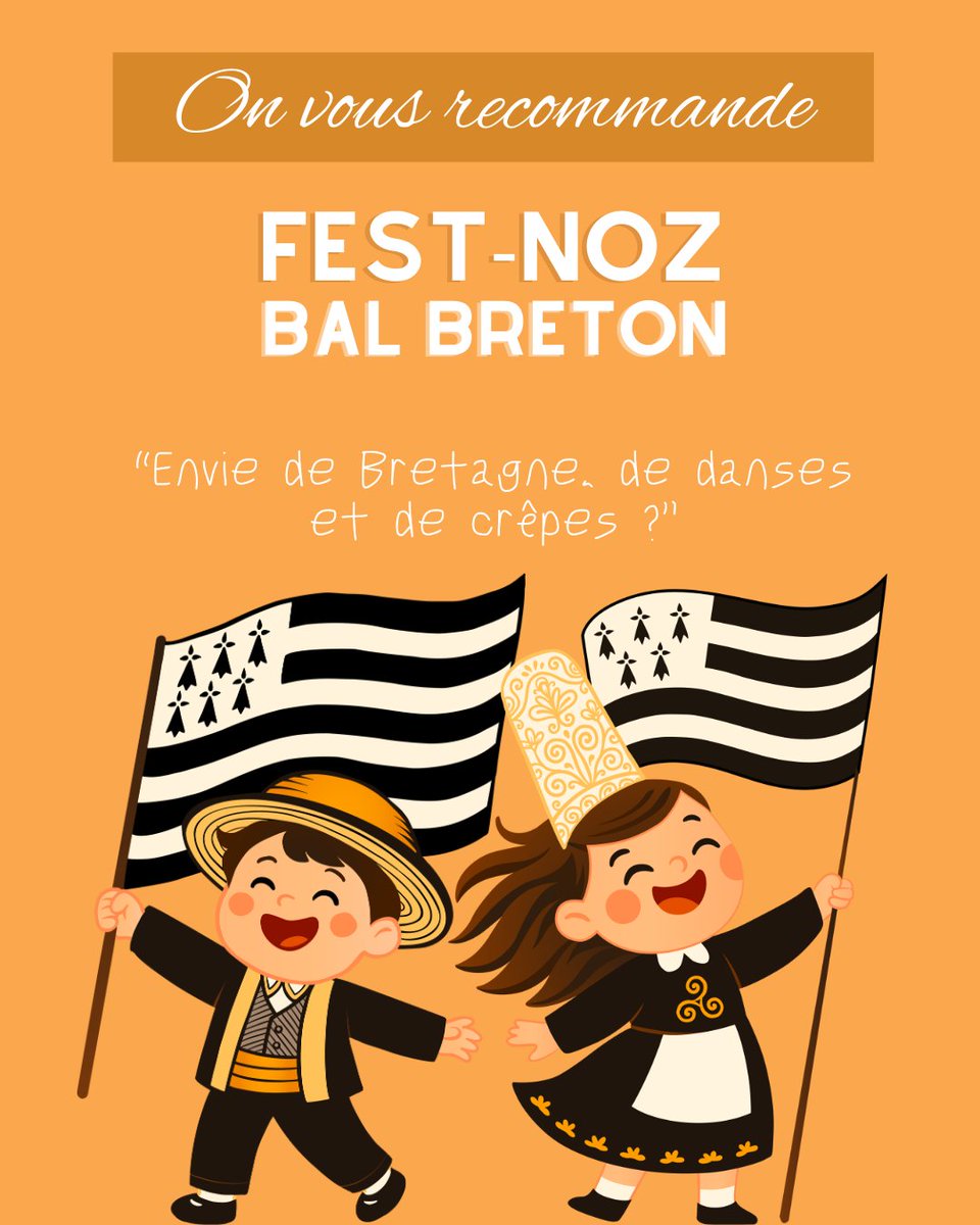 _apsef's tweet image. [On vous recommande👍️]
Samedi, partagez la danse, la musique, et l'esprit festif de la #Bretagne 🎉
Le 21 mars 2026, le #festnoz de Kavadenn aura lieu à #Courbevoie
Envie de Bretagne, de danses et de crêpes?
👉️ kavadenn-courbevoie.fr
#famille #sortiracourbevoie #parentalité