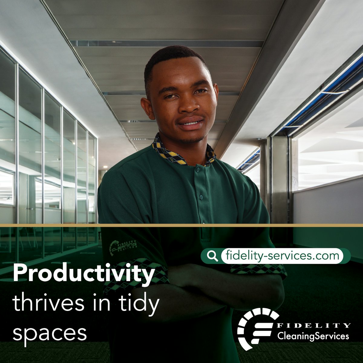 Fidelity_Secure's tweet image. Count on the Fidelity touch to give your space meaning. Our professional expertise is your reassurance. 

#FidelityServicesGroup #AlwaysThereforYou #FidelityHeroes #WeAreFidelity