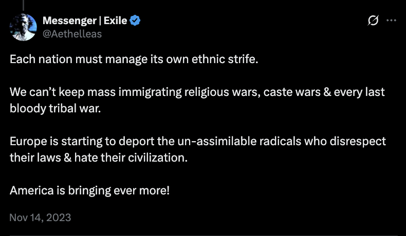 Messenger | Exile tweet media