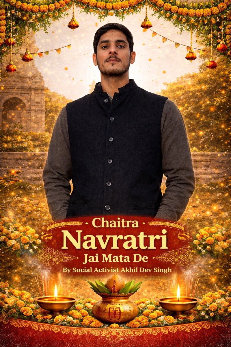 Akhildevsingh9's tweet photo. आप ��भी देश व प्रदेश वासियों को नवरात्रे की हार्दिक शुभकामनाएं। https://t.co/jtLF3zOdcx