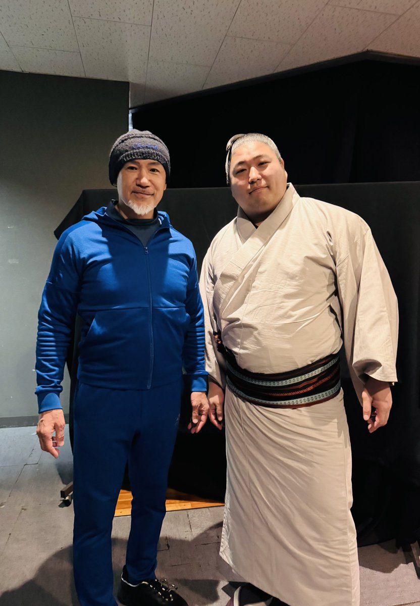 BTMISAWA's tweet photo. 若元春関！でっかいですね〜！ https://t.co/xY9S7kQGK0