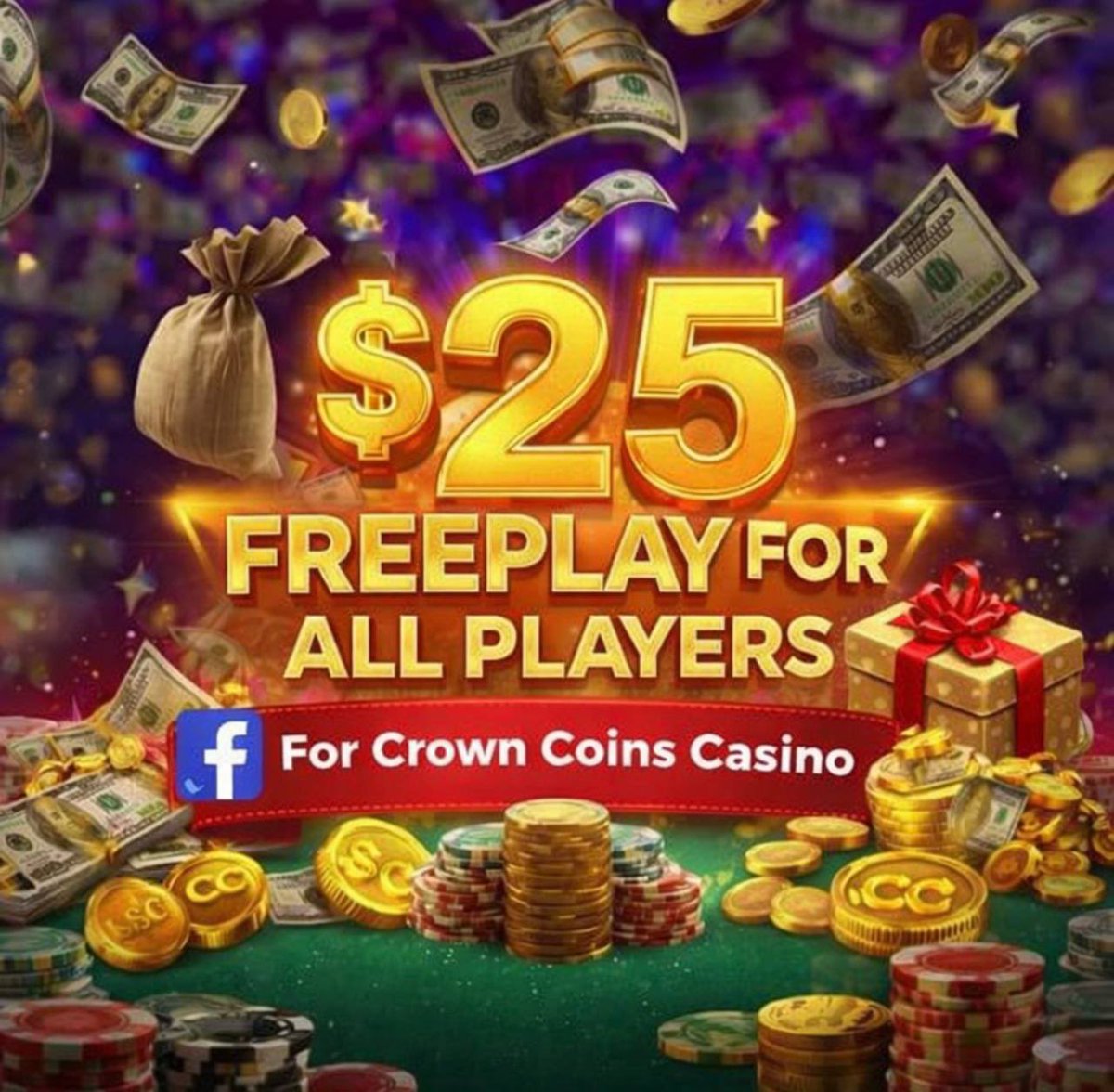 CrownCoins Casino Bonus tweet media