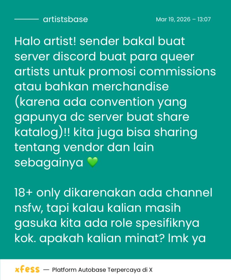 Artist’s Base tweet media