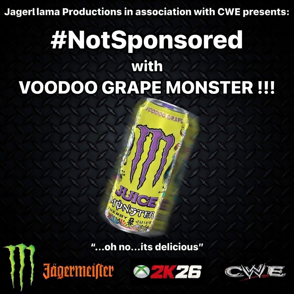 GYRECK's tweet image. @Jagerllama - "...oh no...its delicious"  #CWE #NotSponsored #MonsterEnergy
