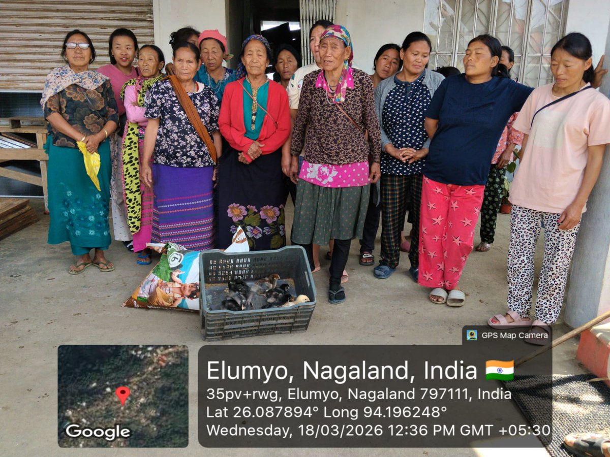 Training on sustainable farming techniques for livestocks and poultry for local women farmers held on 18th march 2026 at Elumyo village #wokha. <a href="/MinistryWCD/">Ministry of WCD</a> <a href="/DC_Wokha/">Deputy Commissioner, Wokha</a> <a href="/NSCW_Nagaland/">Nagaland State Commission for Women</a>